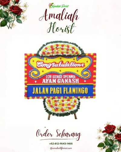 Bunga Papan Congratulation di Jampirejo